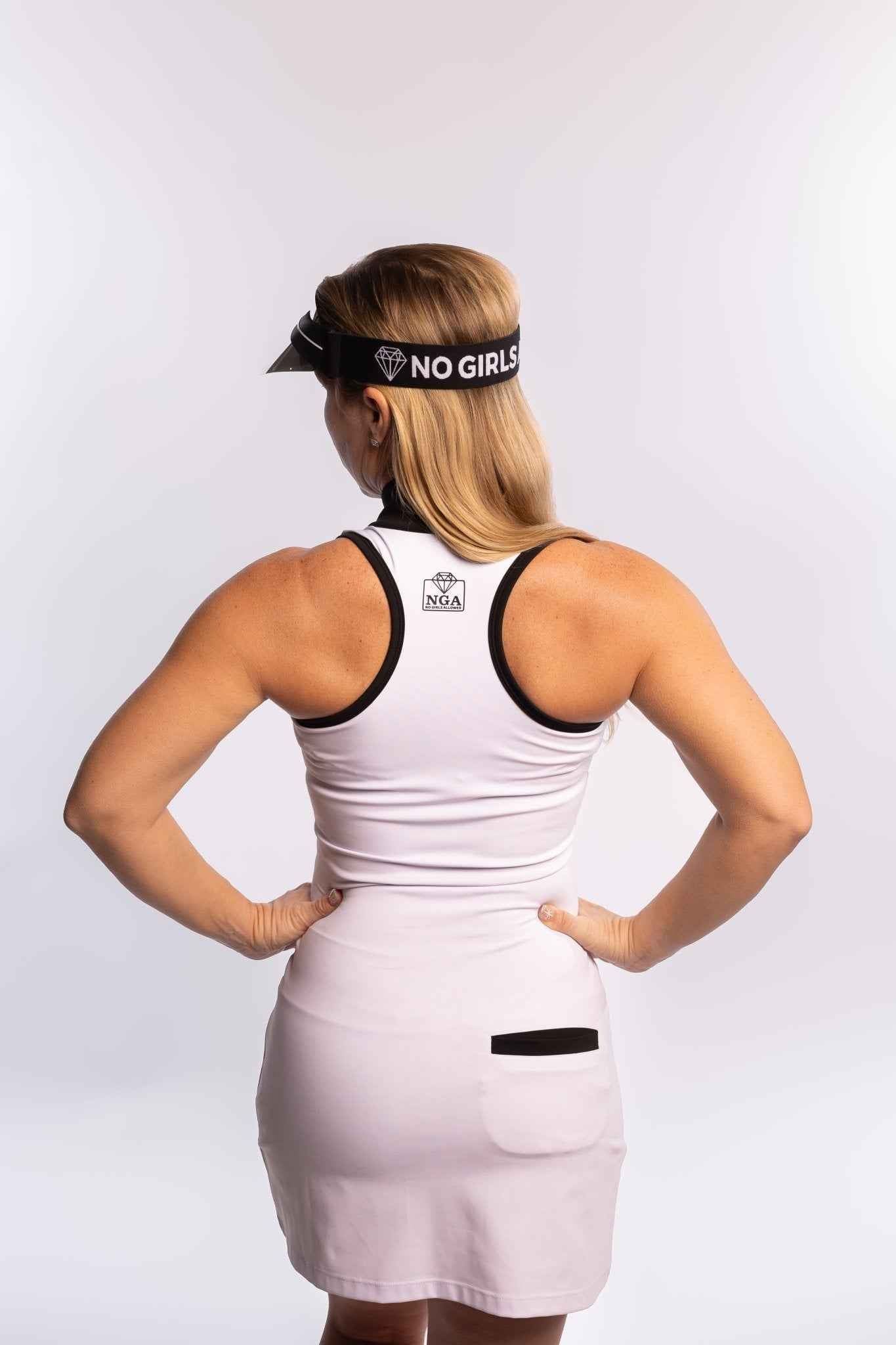 My Store Dress Sneak Peek Racerback Dress in White