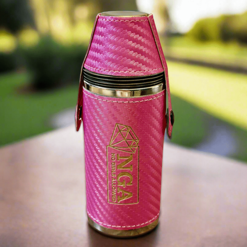 My Store Flask Frolic Flask - Pink Carbon Fiber