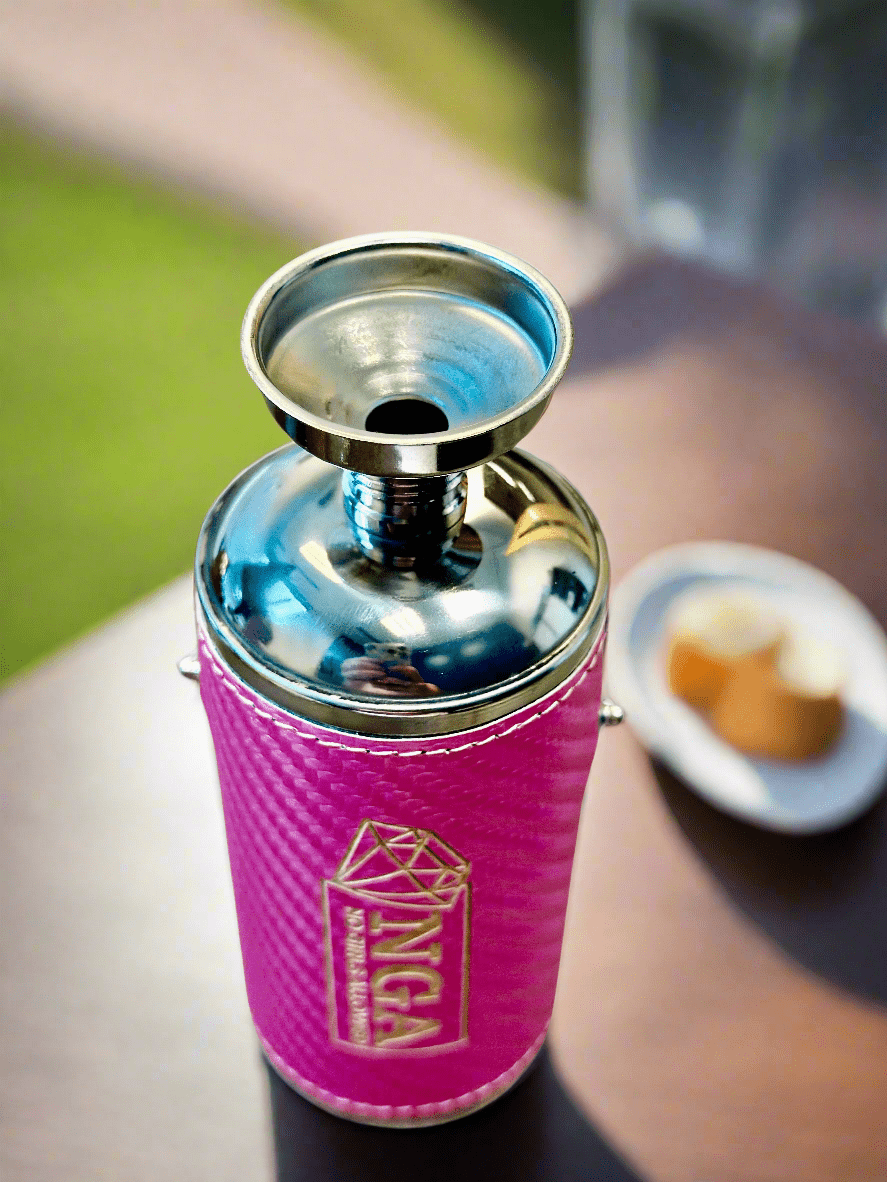 My Store Flask Frolic Flask - Pink Carbon Fiber