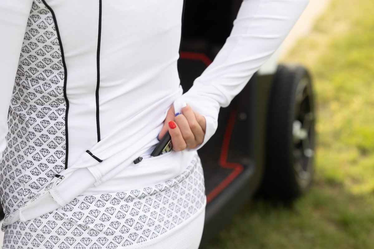 My Store Skirt Diamond Drive Collection: Gemma Skirt - Black on White