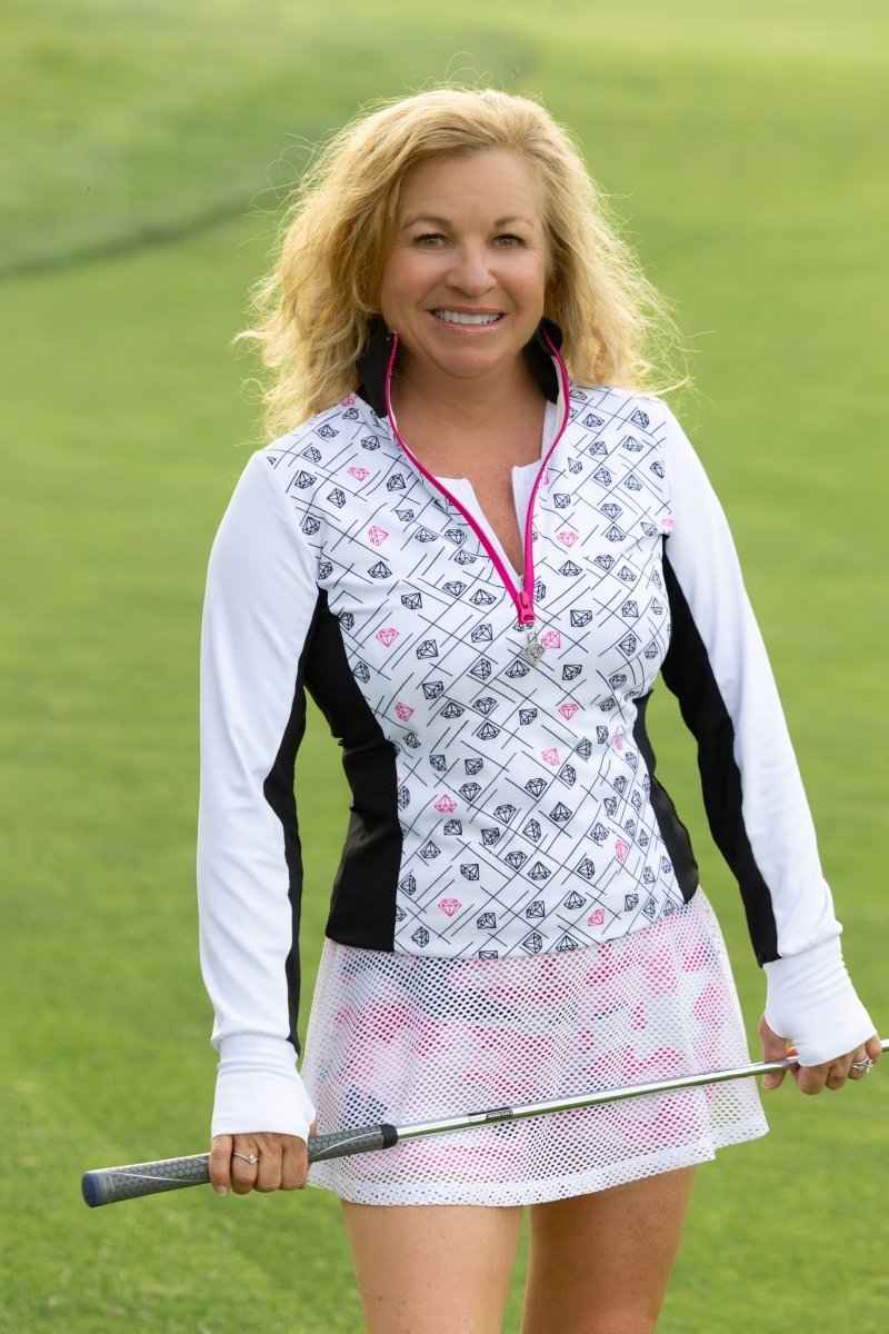 My Store Top Diamond Dreams Quarter Zip Pullover