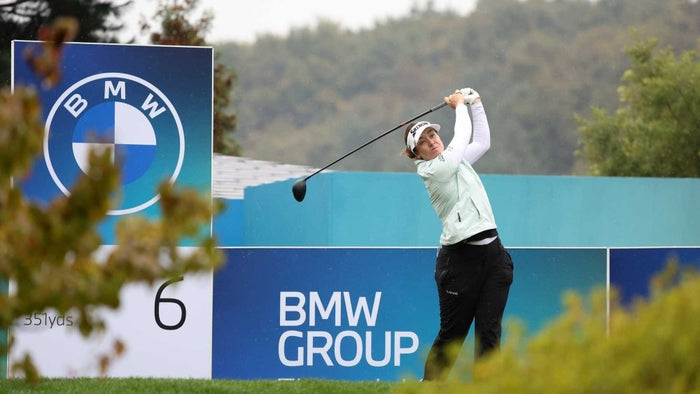 Hannah Green Alone at the Top Before Play Suspends for the Day at BMW Ladies Championship - NGA - No Girls Allowed