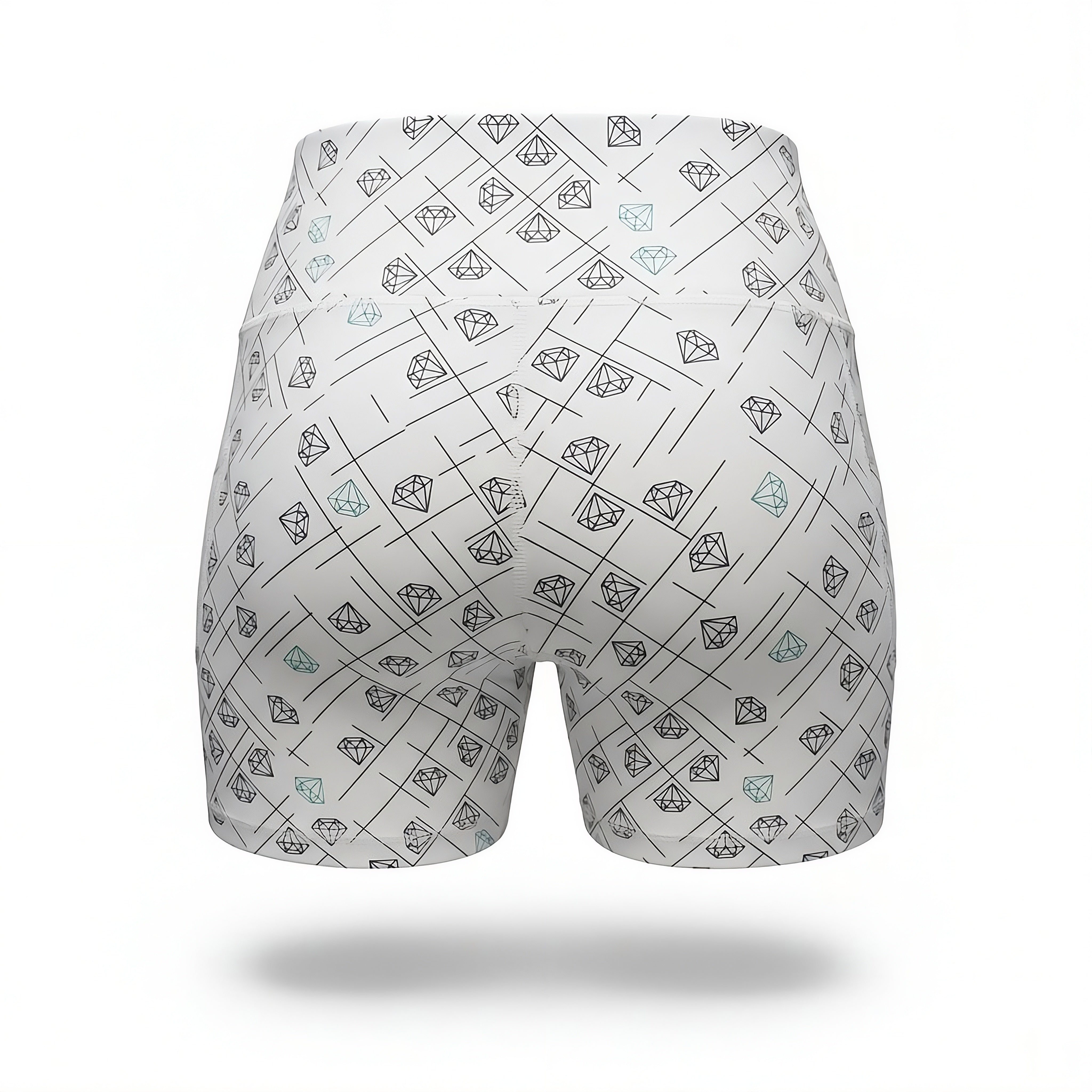 Luxe 'Unders' Shorts - Diamond Dreams Green