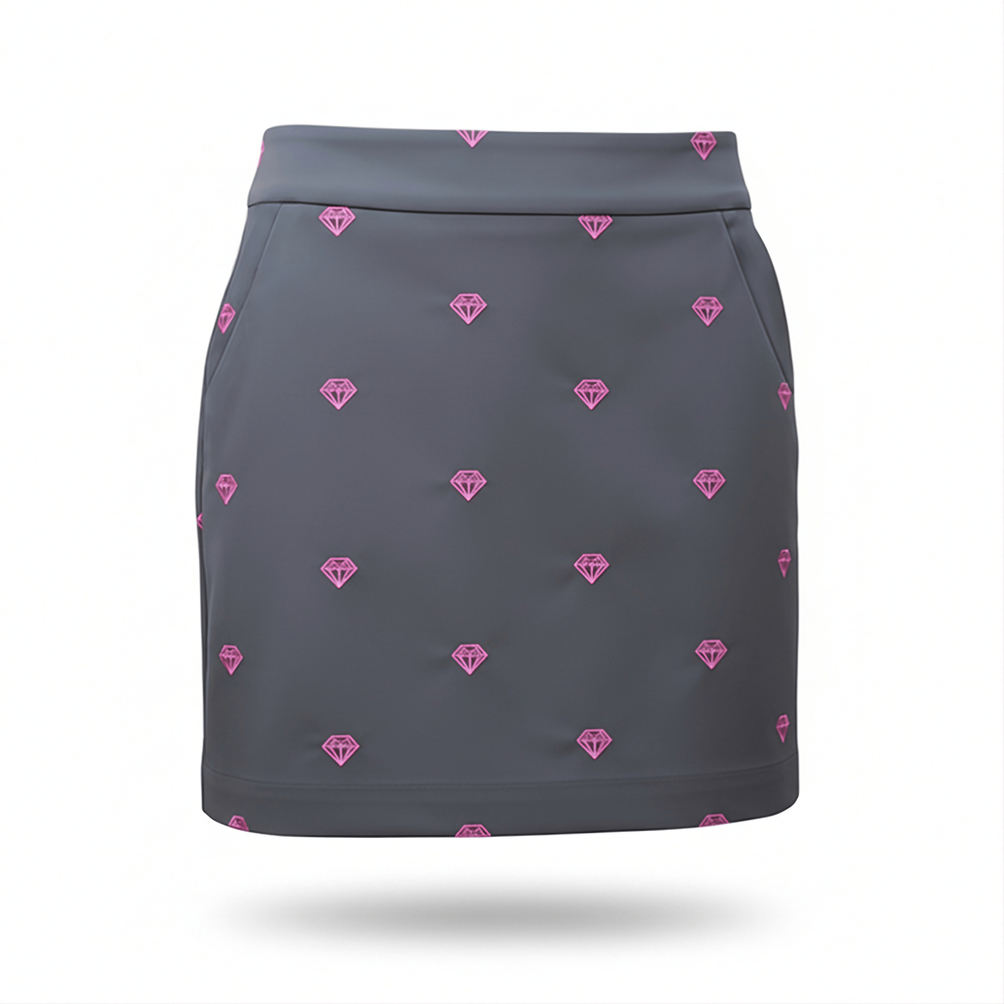 Radiant Diamond Skirt - Black on Black