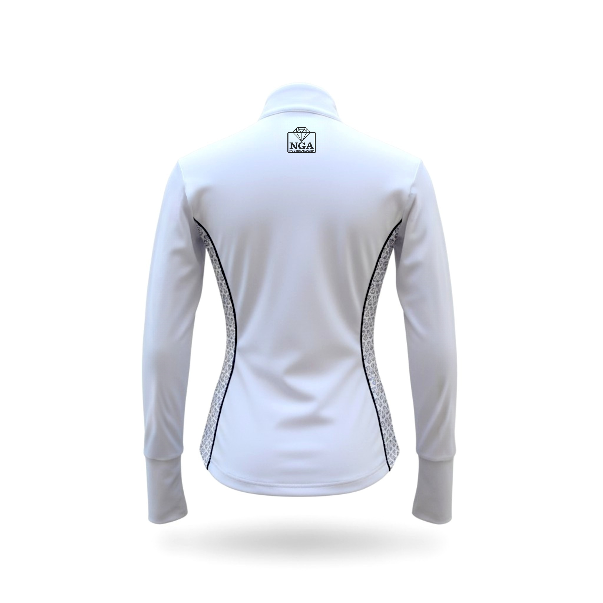 Gemma Jacket - Black on White
