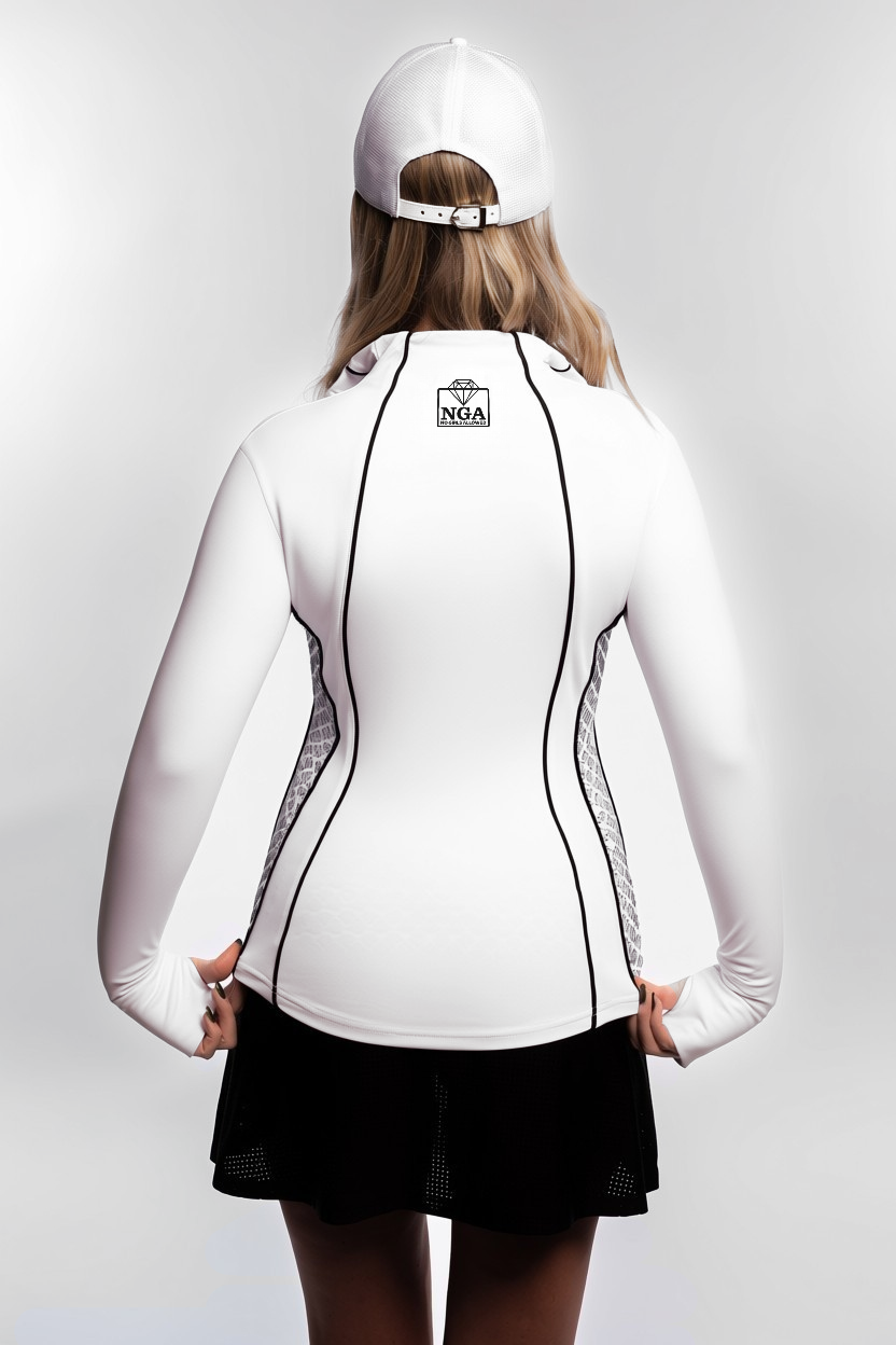 Gemma Jacket - Black on White