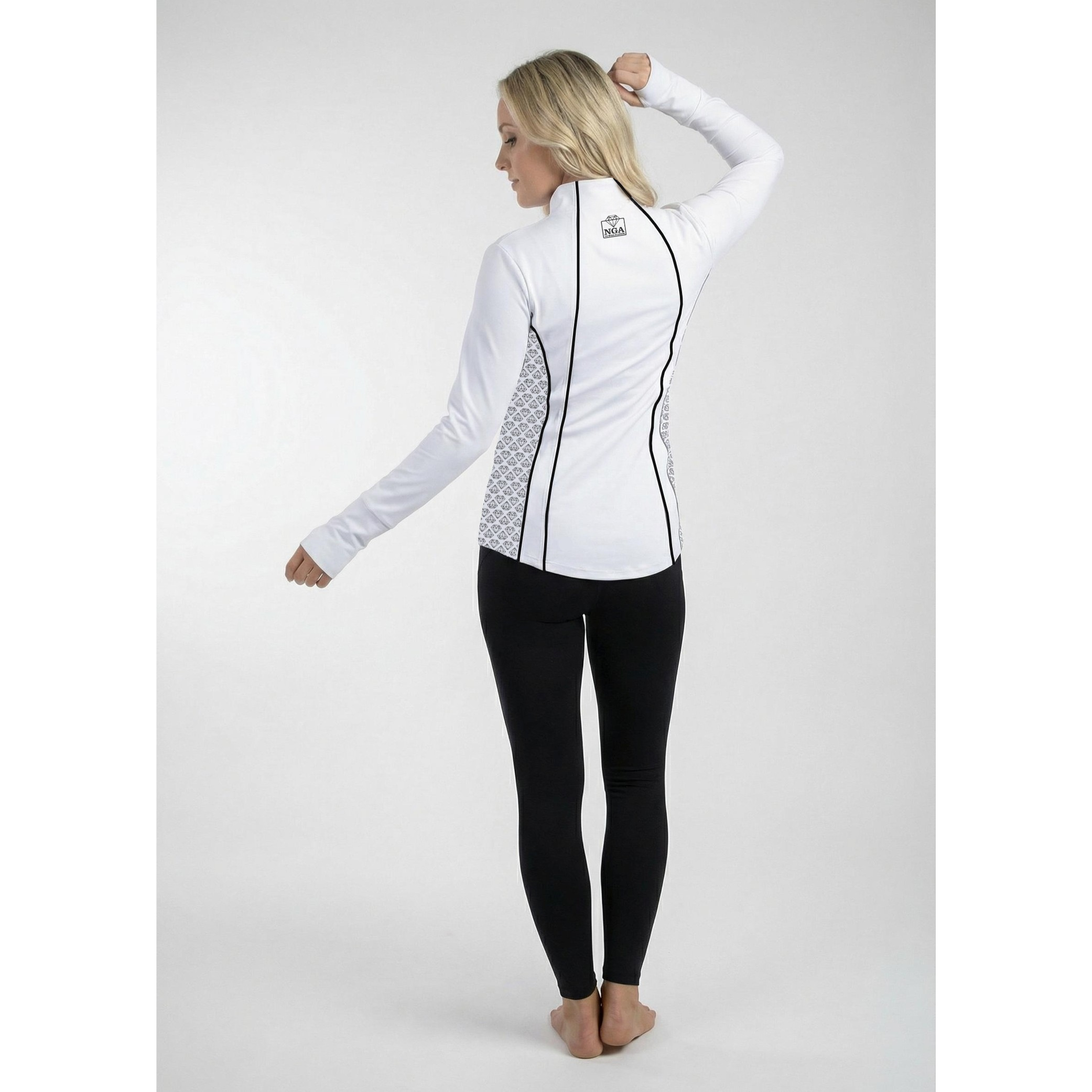 Gemma Jacket - Black on White