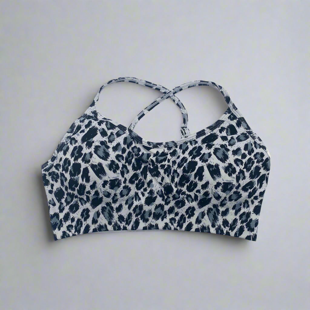 Lush Ta-Tas Bra Snow Leopard Front
