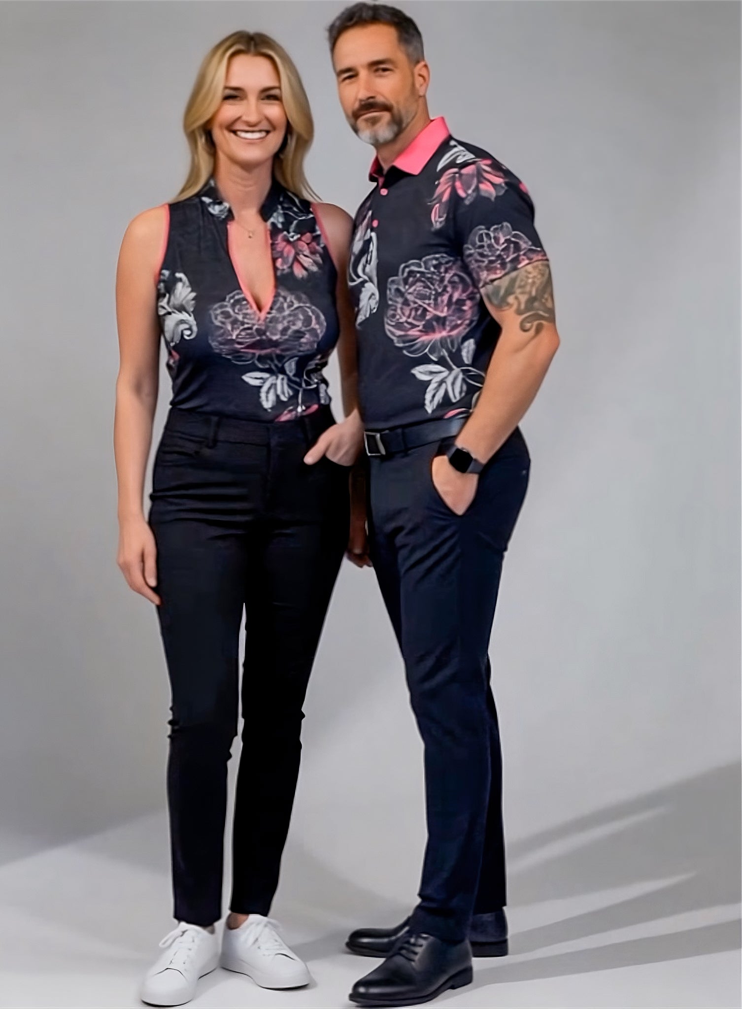 Midnight Blooms Racerback Top