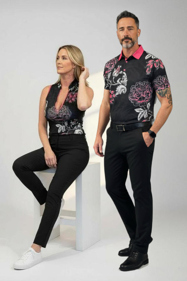 Midnight Blooms Racerback Top