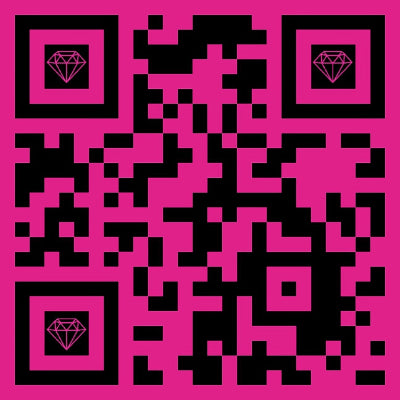 NGA App QR Code Pink