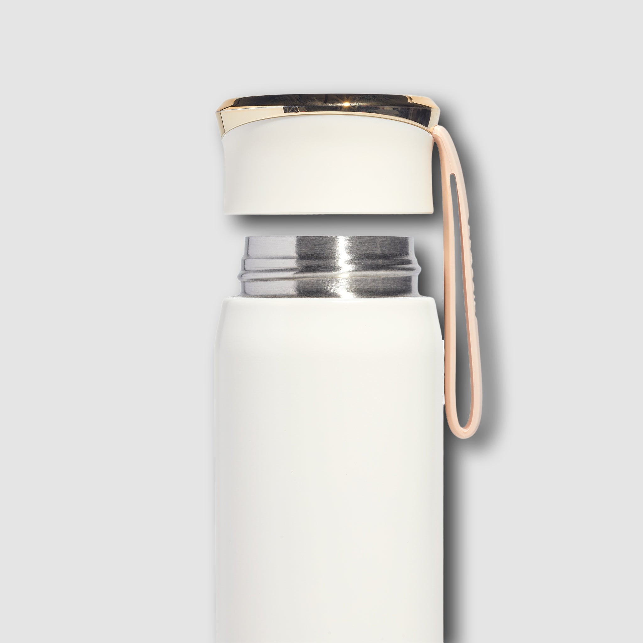 NGA "BYOW!" Bottle - Cream & Gold Lid