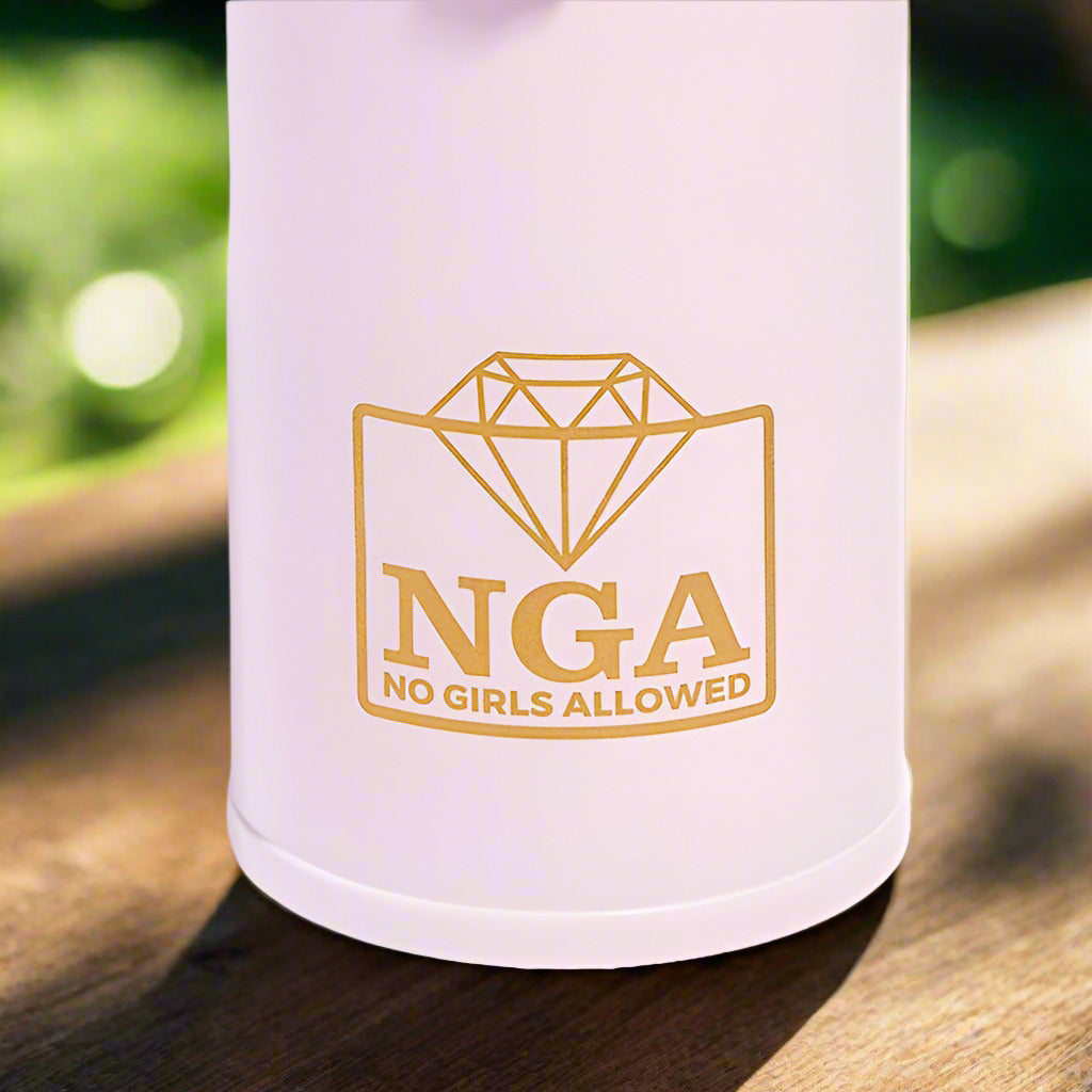NGA "BYOW!" Bottle - Pink Lilac & Gold Logo