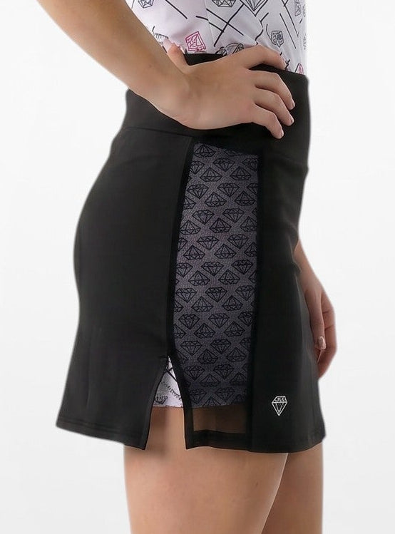 Peekaboo Skirt in Black