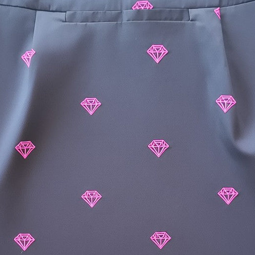 Radiant Diamond Skirt - Black on Black