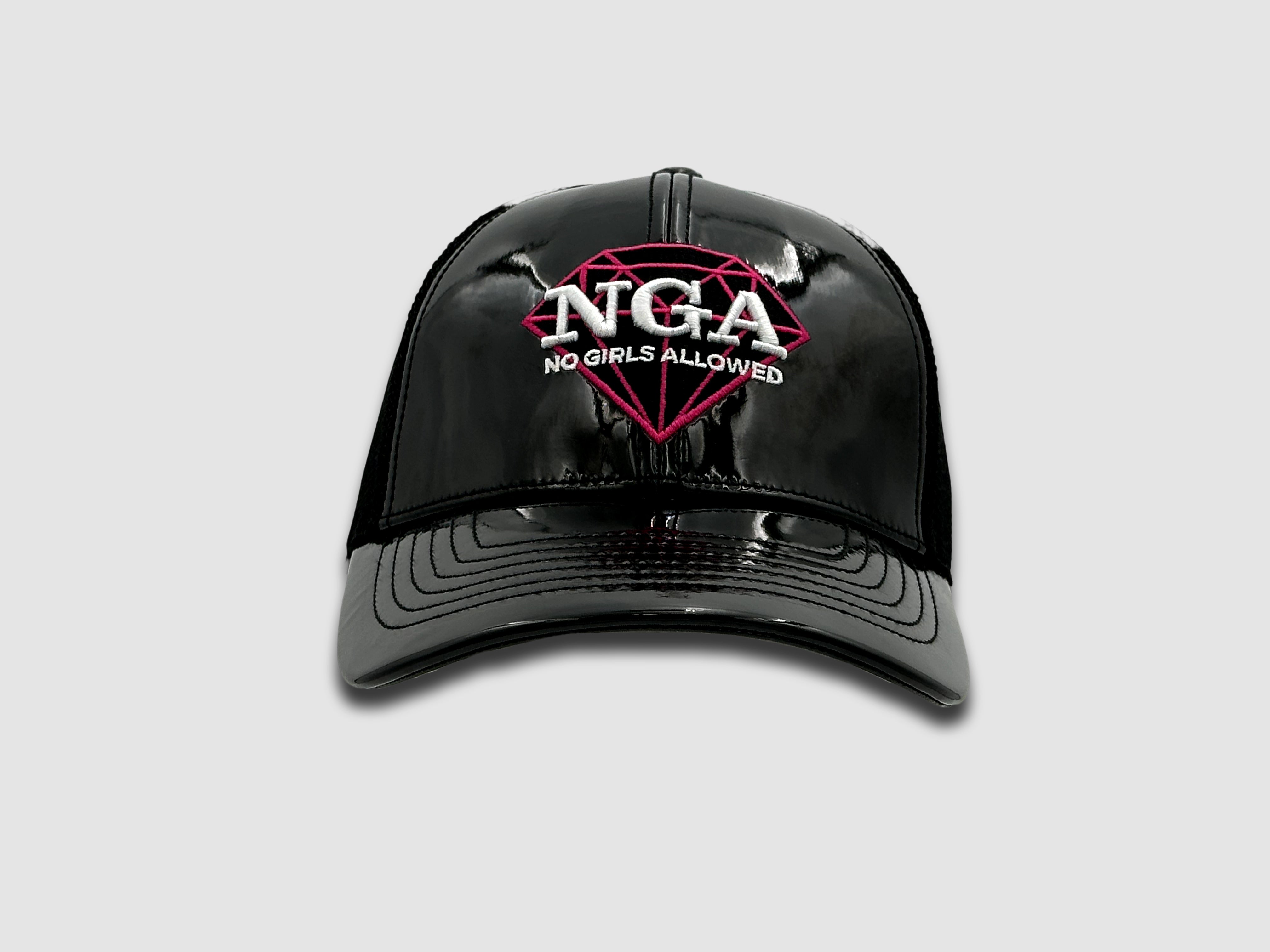 Shine Bright Hat - Black Patent