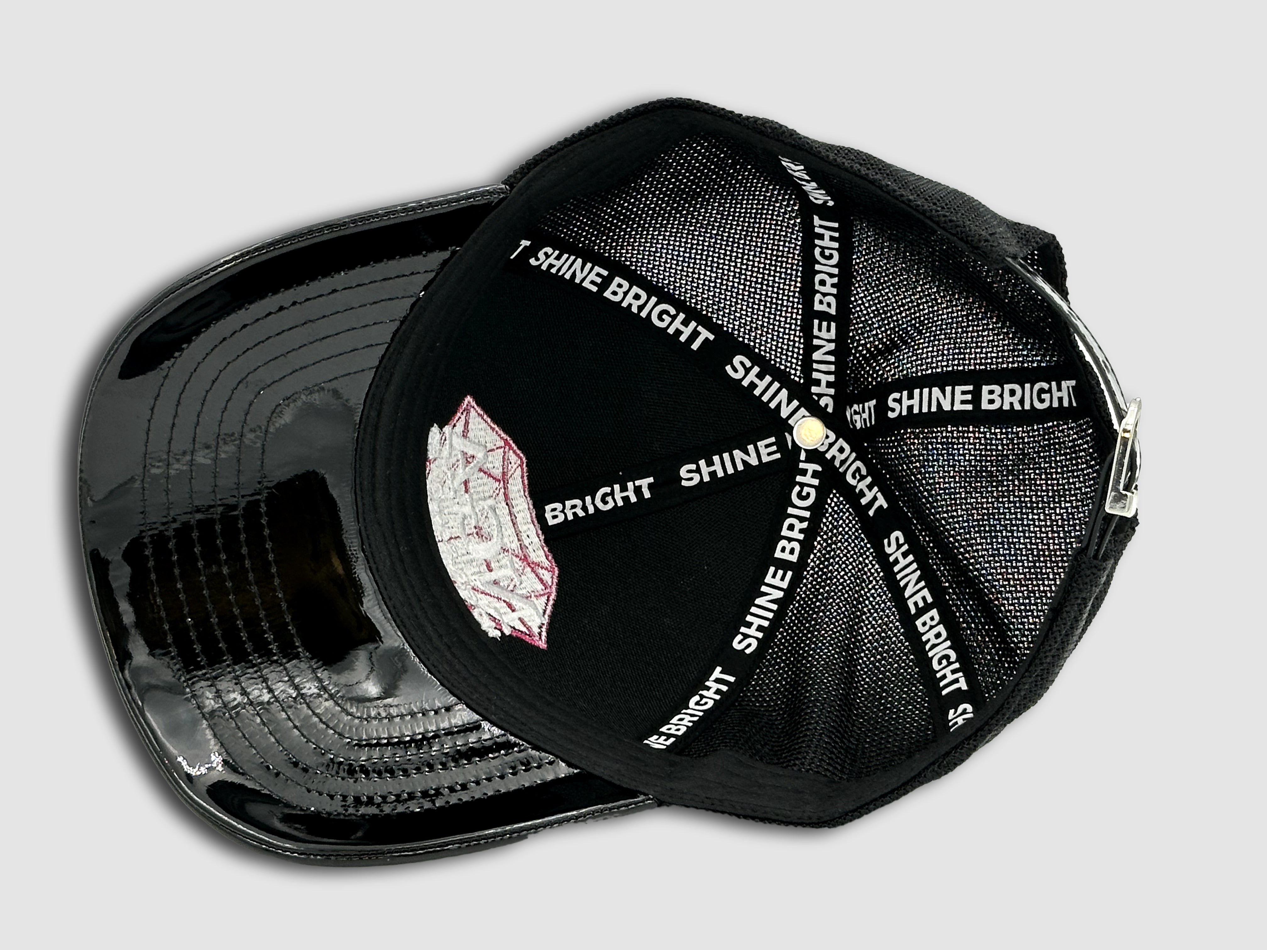 Shine Bright Hat - Black Patent