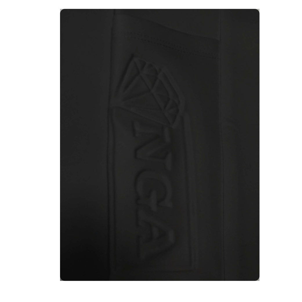 Tee'd Up Trouser Black Embossed Pocket