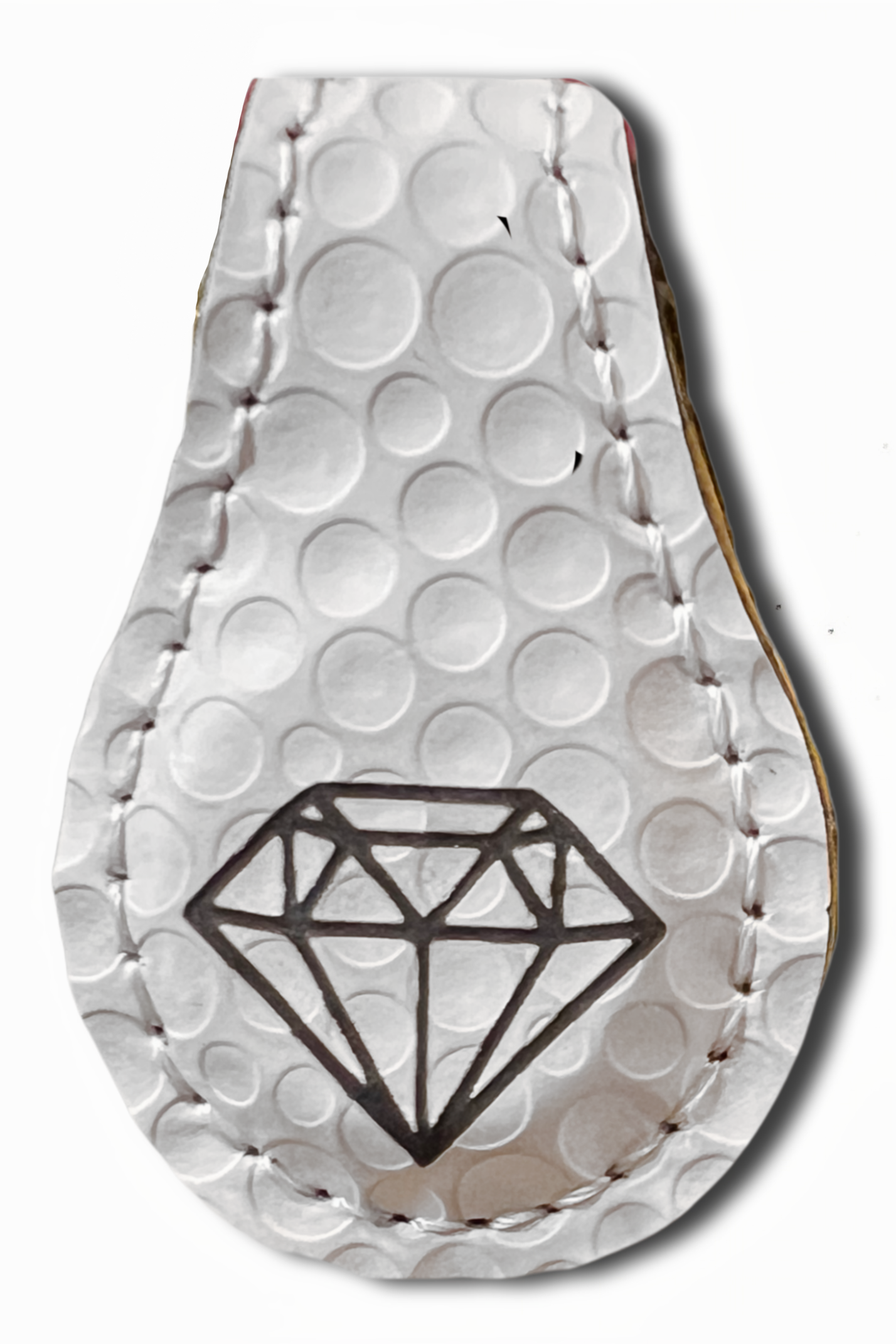 The Icon Hold Ball Marker Magnet - Pin High White
