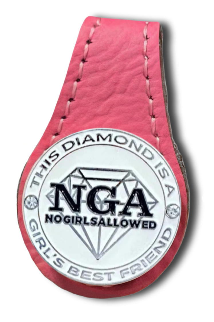 The Icon Hold Ball Marker Magnet - NGA Pink