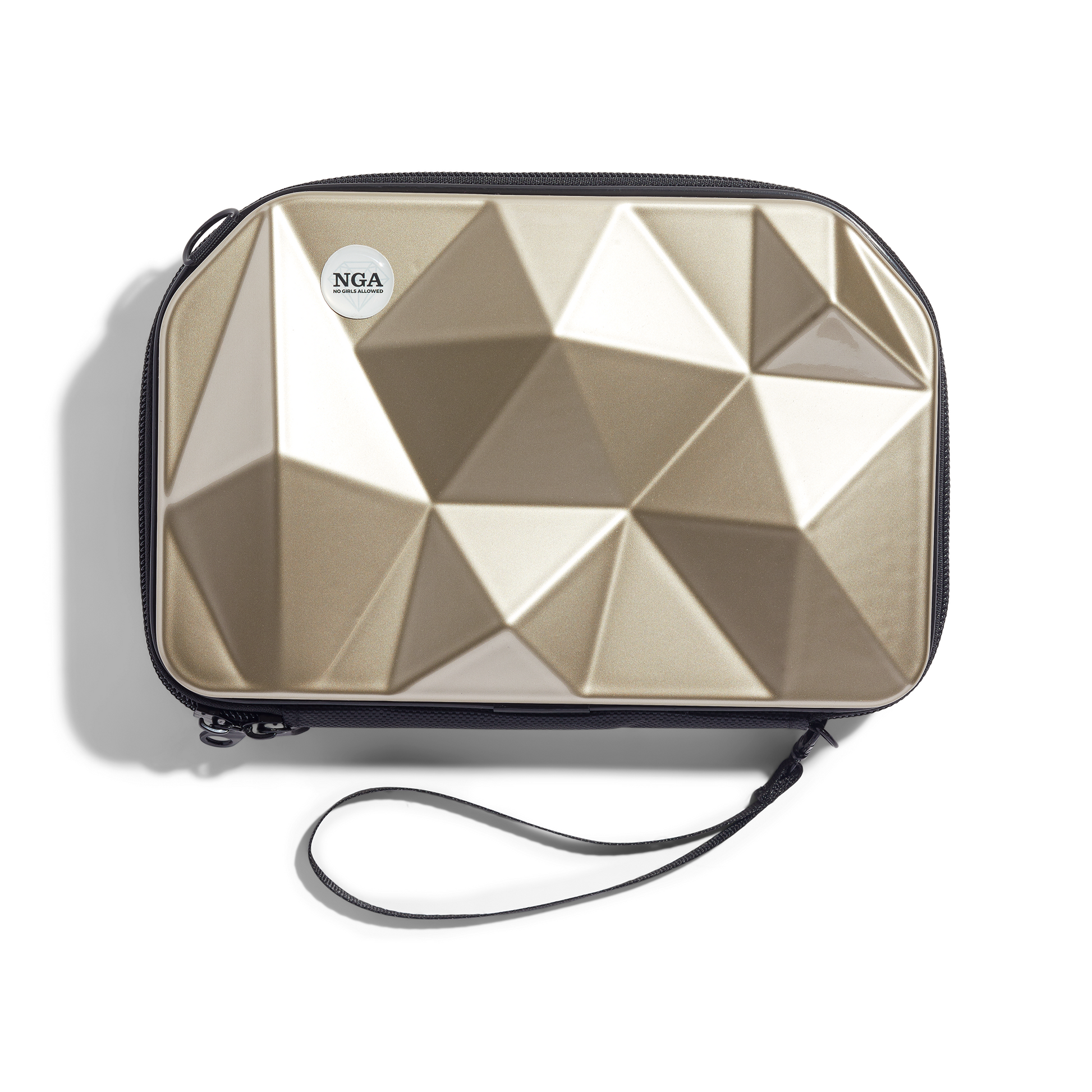 Totally Clutch Platinum Gold Diamond Luxe Bag