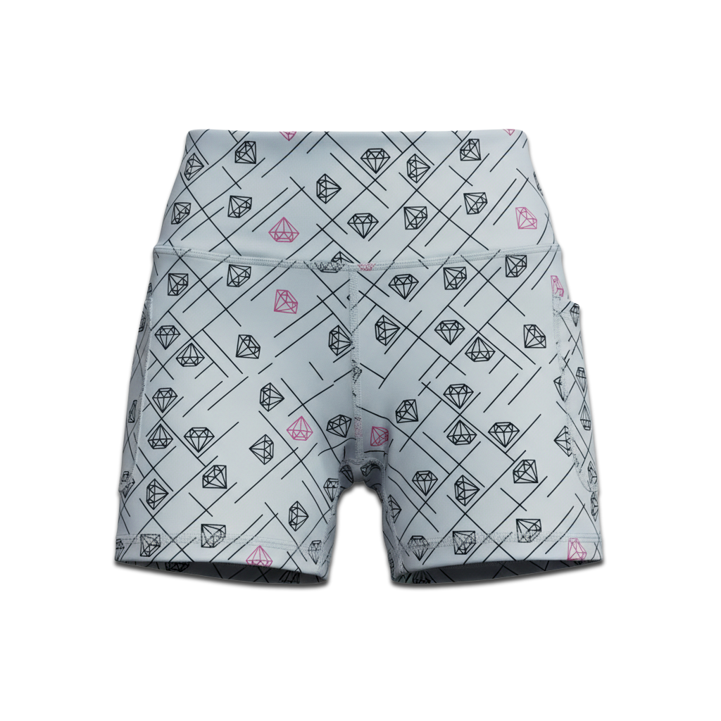 Luxe 'Unders' Shorts - Diamond Dreams Pink