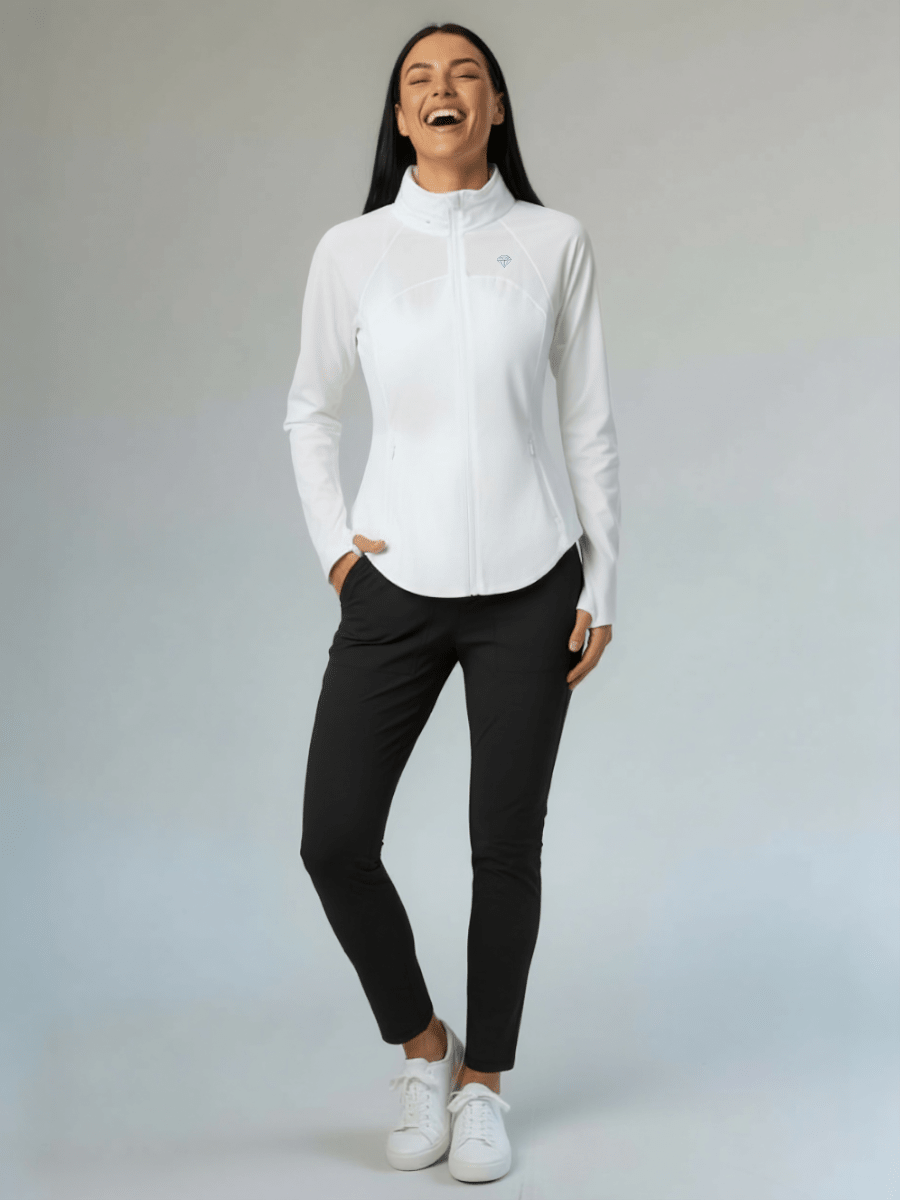 Backtalk Jacket - White