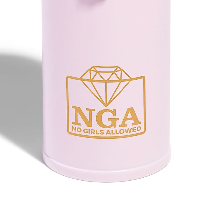 BYOW Bottle-Pink Lilac and Gold