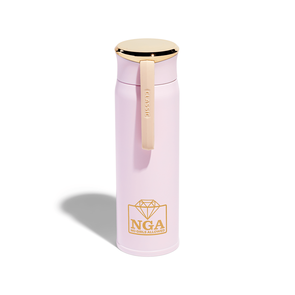 BYOW Bottle-Pink Lilac and Gold