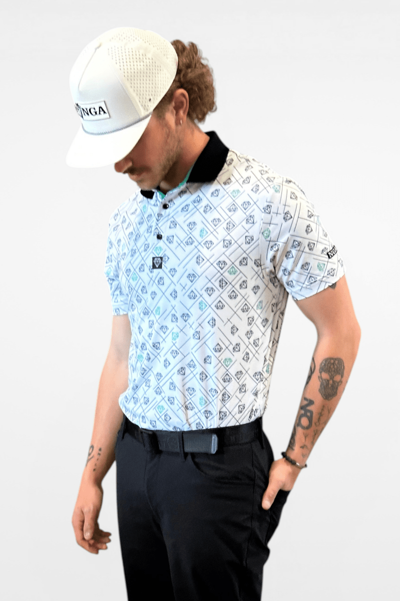 Diamond Dreams Polo for Men - Green