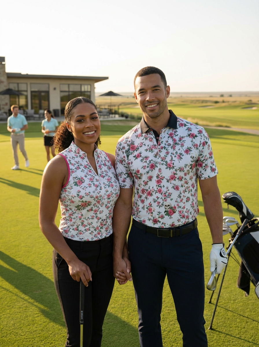 Eternal Blooms Polo for Men