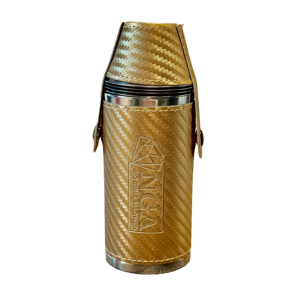 Frolic Flask - Gold Carbon Fiber