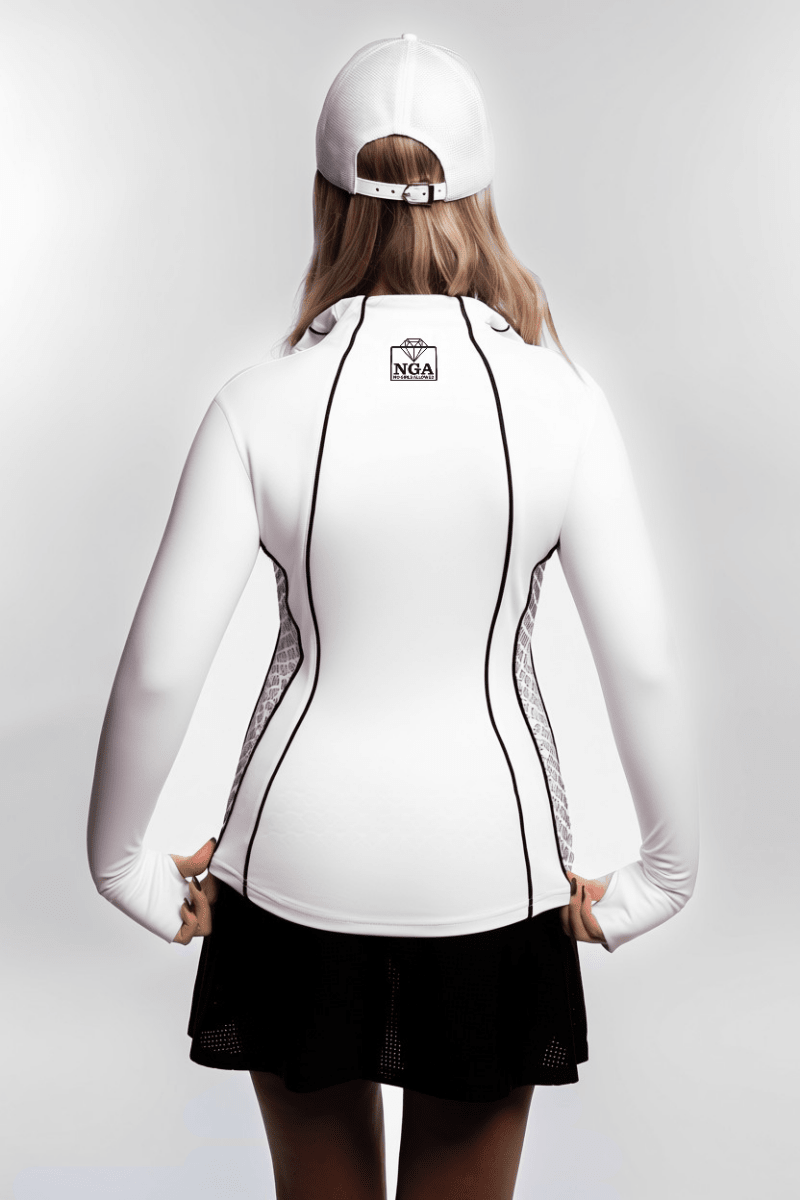Gemma Jacket - Black on White