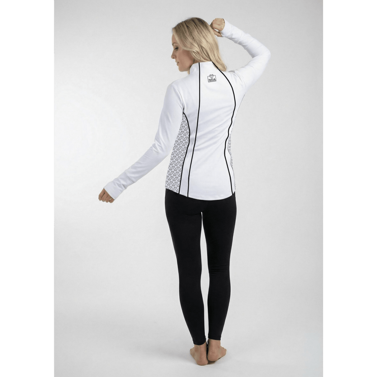 Gemma Jacket - Black on White