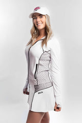 Gemma Skirt - Black on White