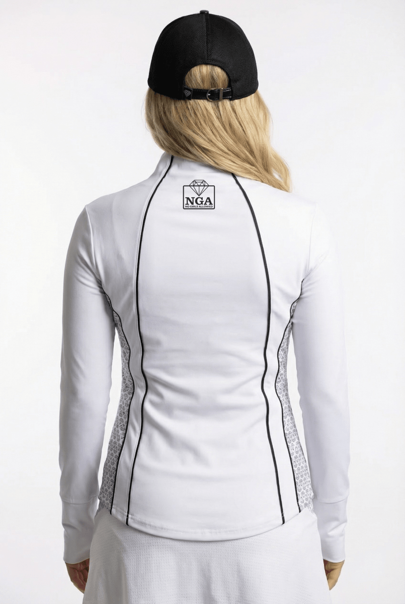 Gemma Jacket - Black on White
