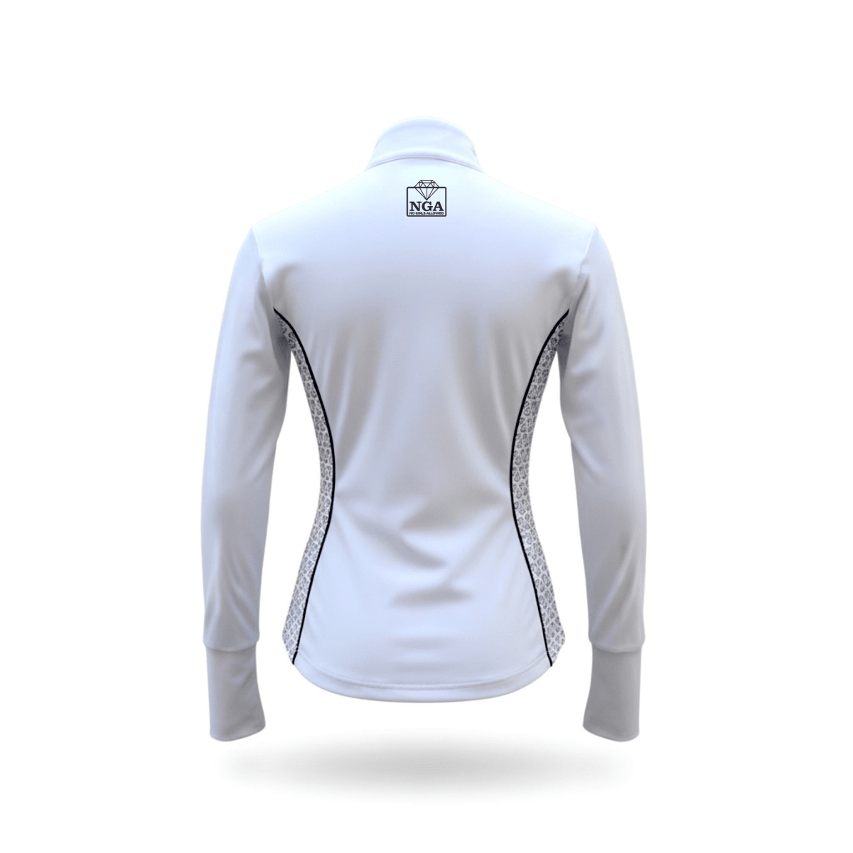 Gemma Jacket - Black on White