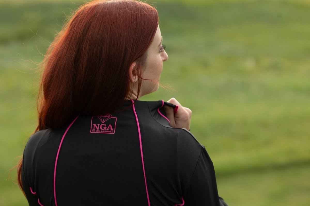  Jacket Diamond Drive Collection: Gemma Jacket - Pink on Black