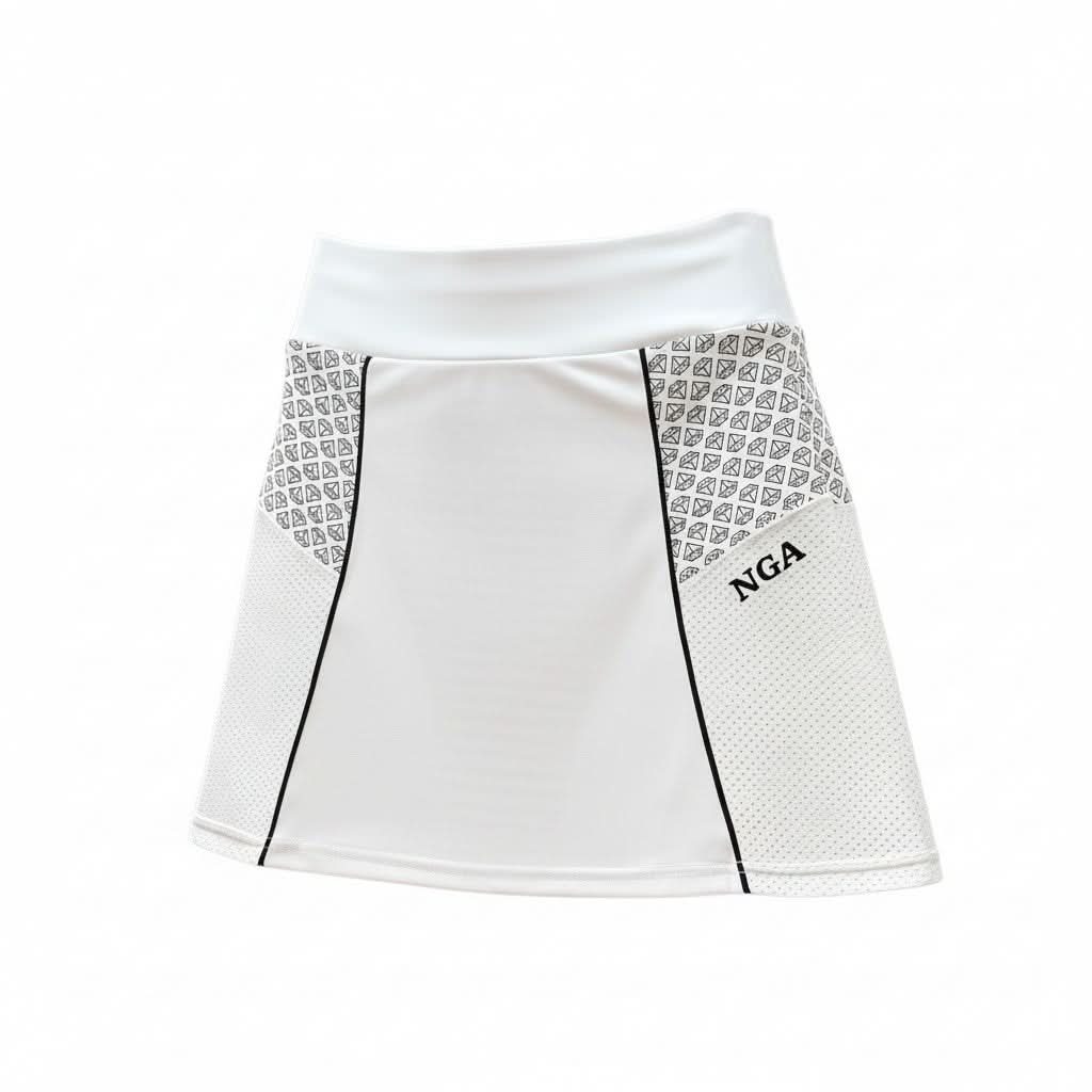 Gemma Skirt - Black on White - NGA - No Girls Allowed