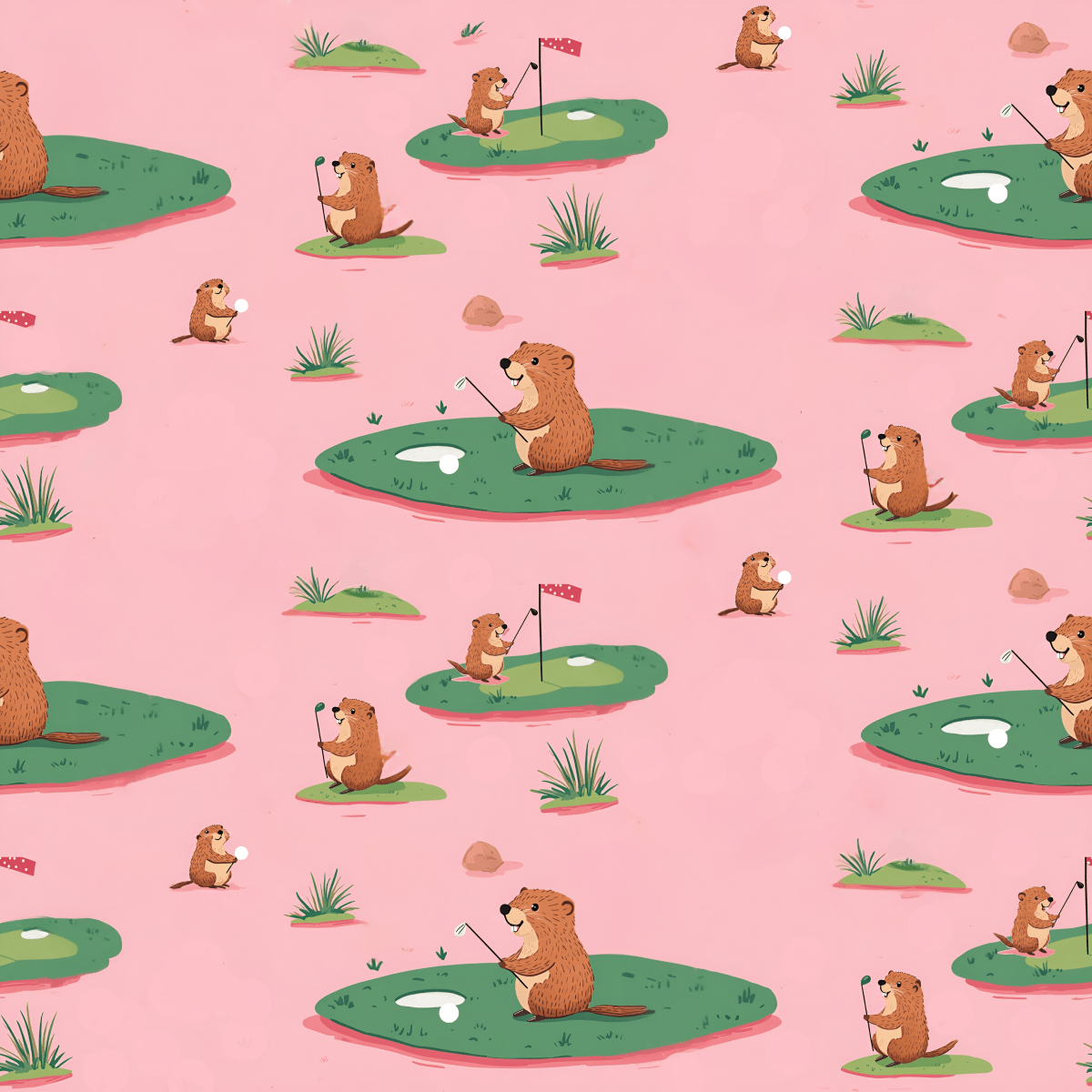 Luxe 'Unders' Shorts - Happy Beavers