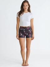 Luxe 'Unders' Shorts - Midnight Blooms