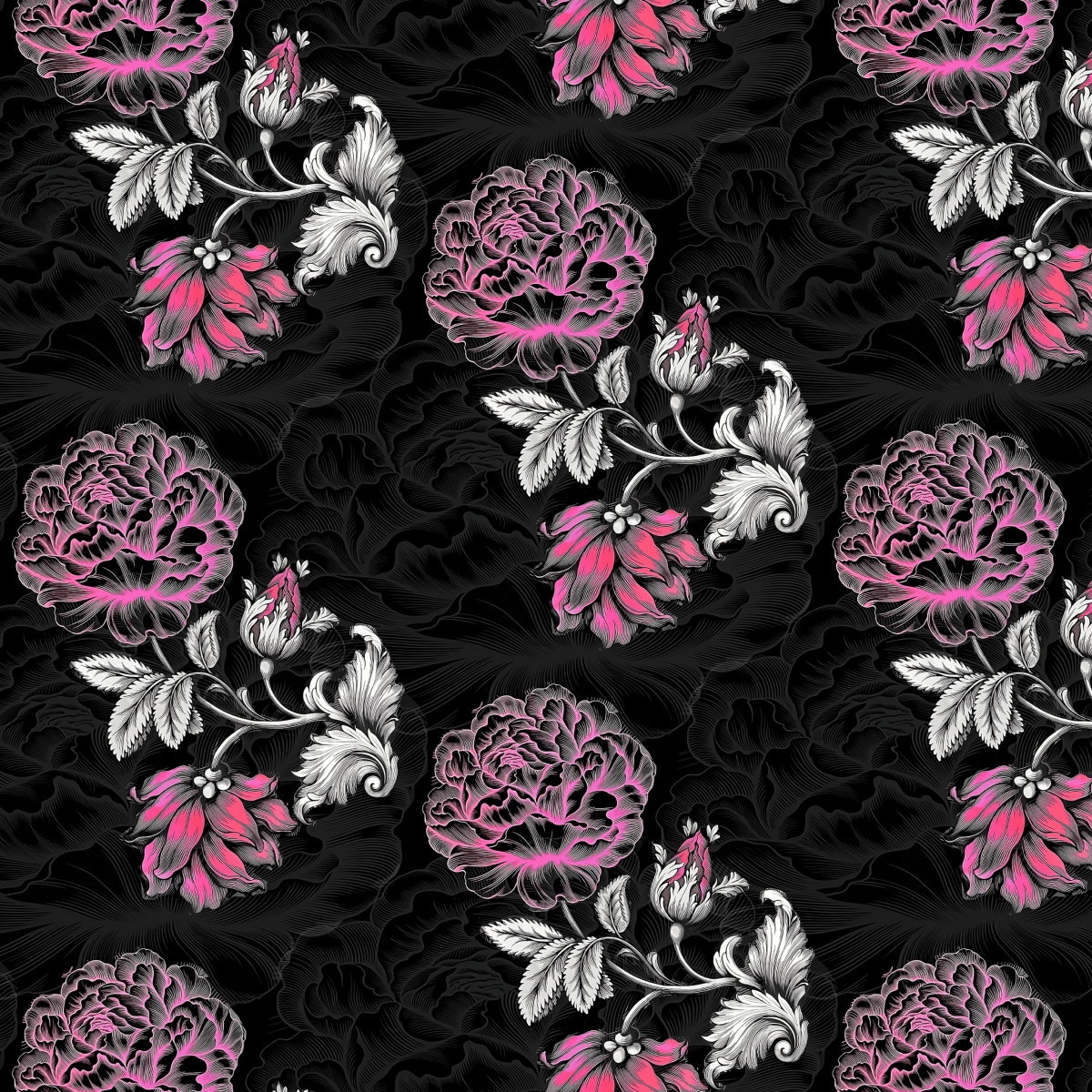 Midnight Blooms Racerback Top