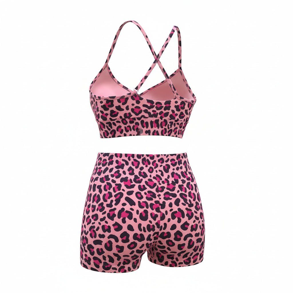 NGA 'Unders' Shorts - Lush Pink Leopard
