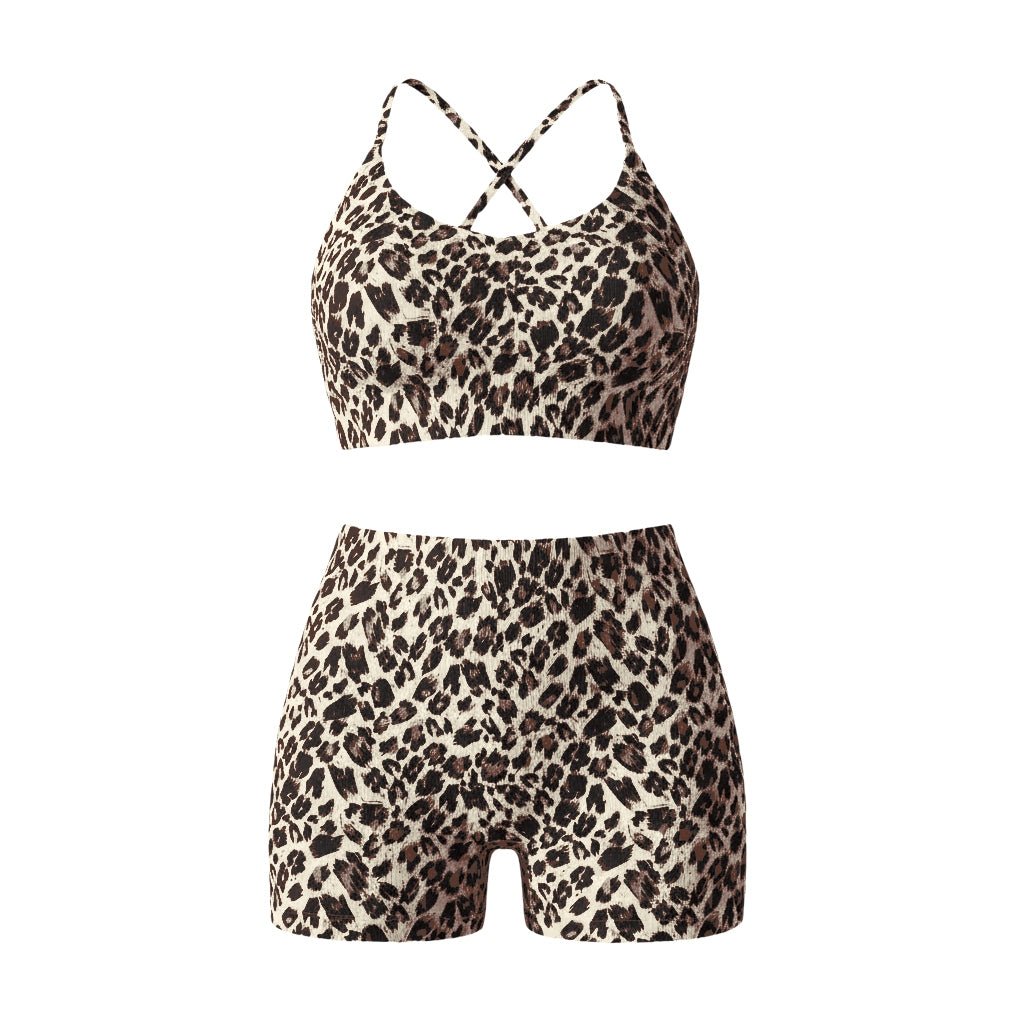 NGA 'Unders' Shorts - Lush Natural Leopard