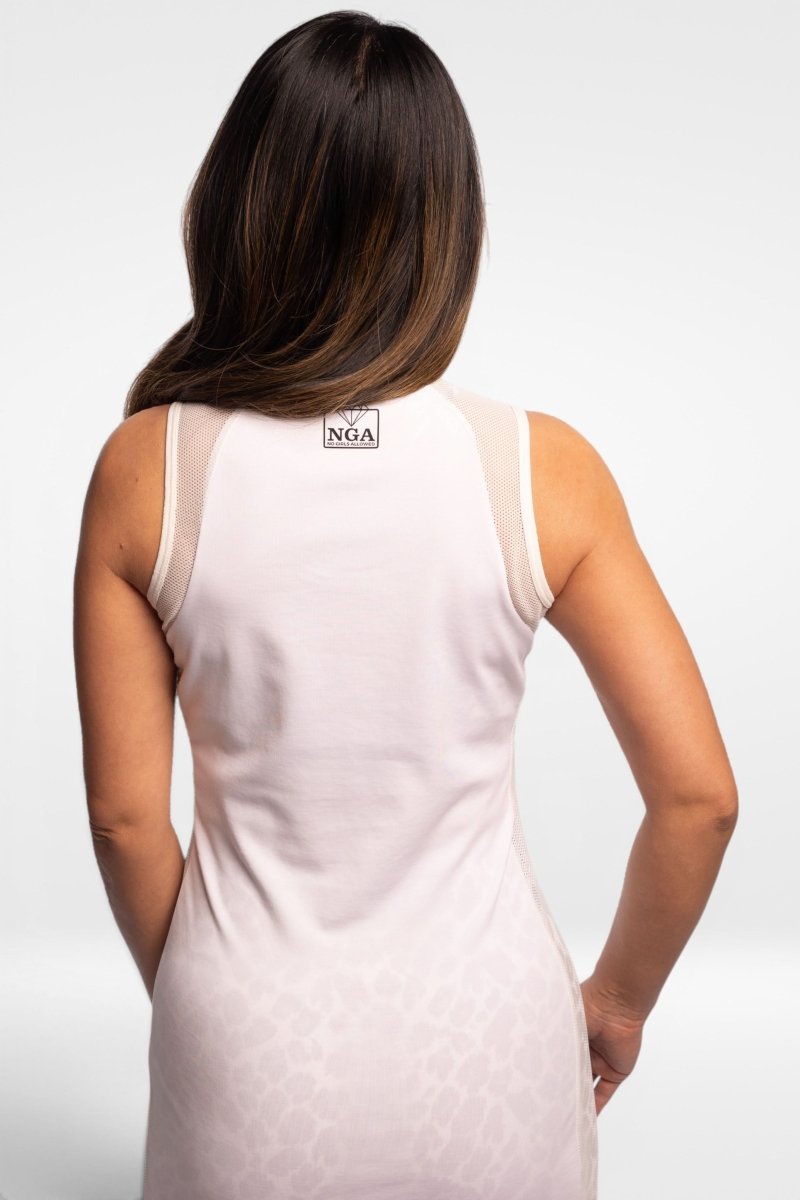 Peekaboo Dress in White