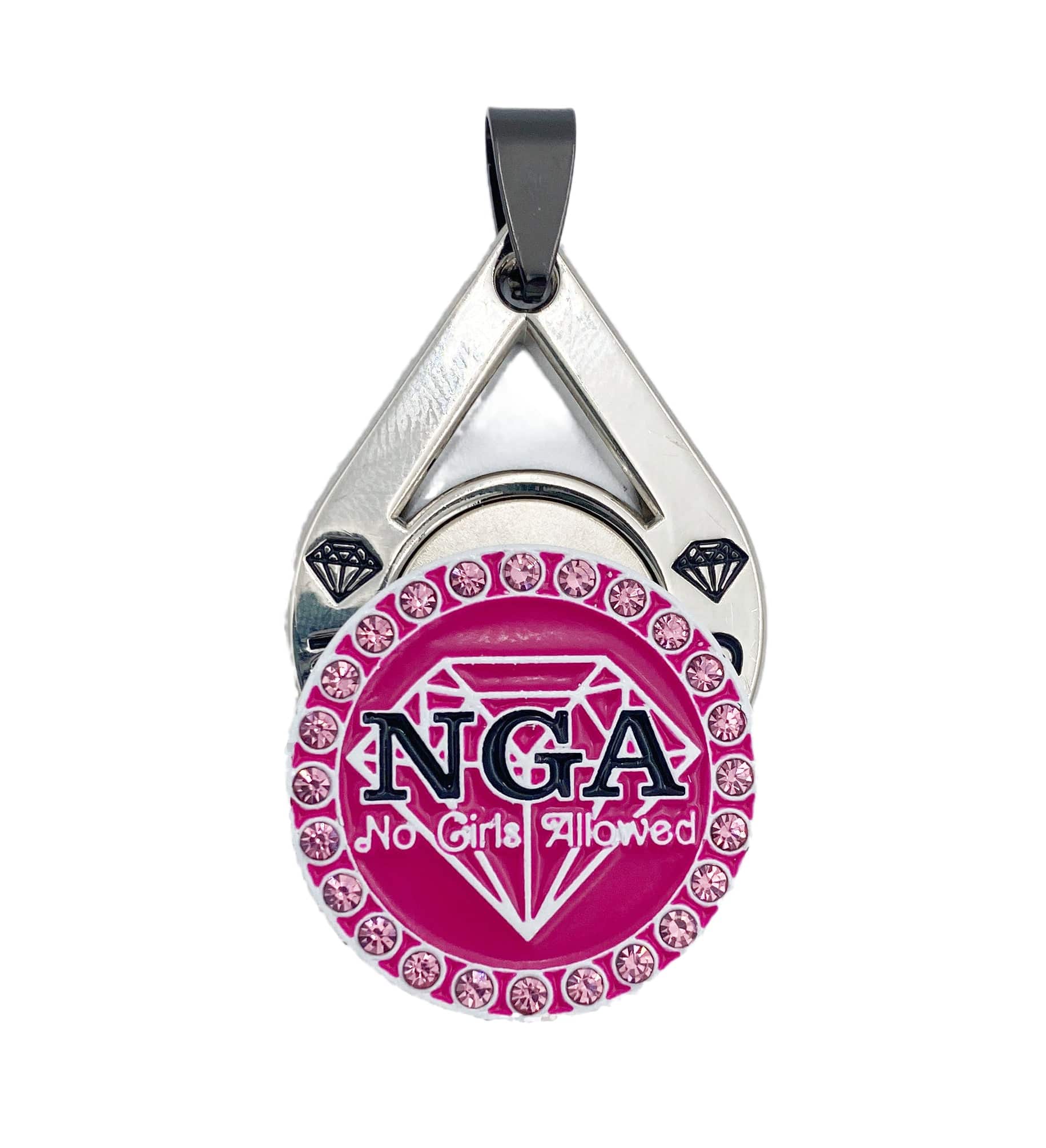 NGA - No Girls Allowed Pink Vibes Ball Marker & Hat Clip