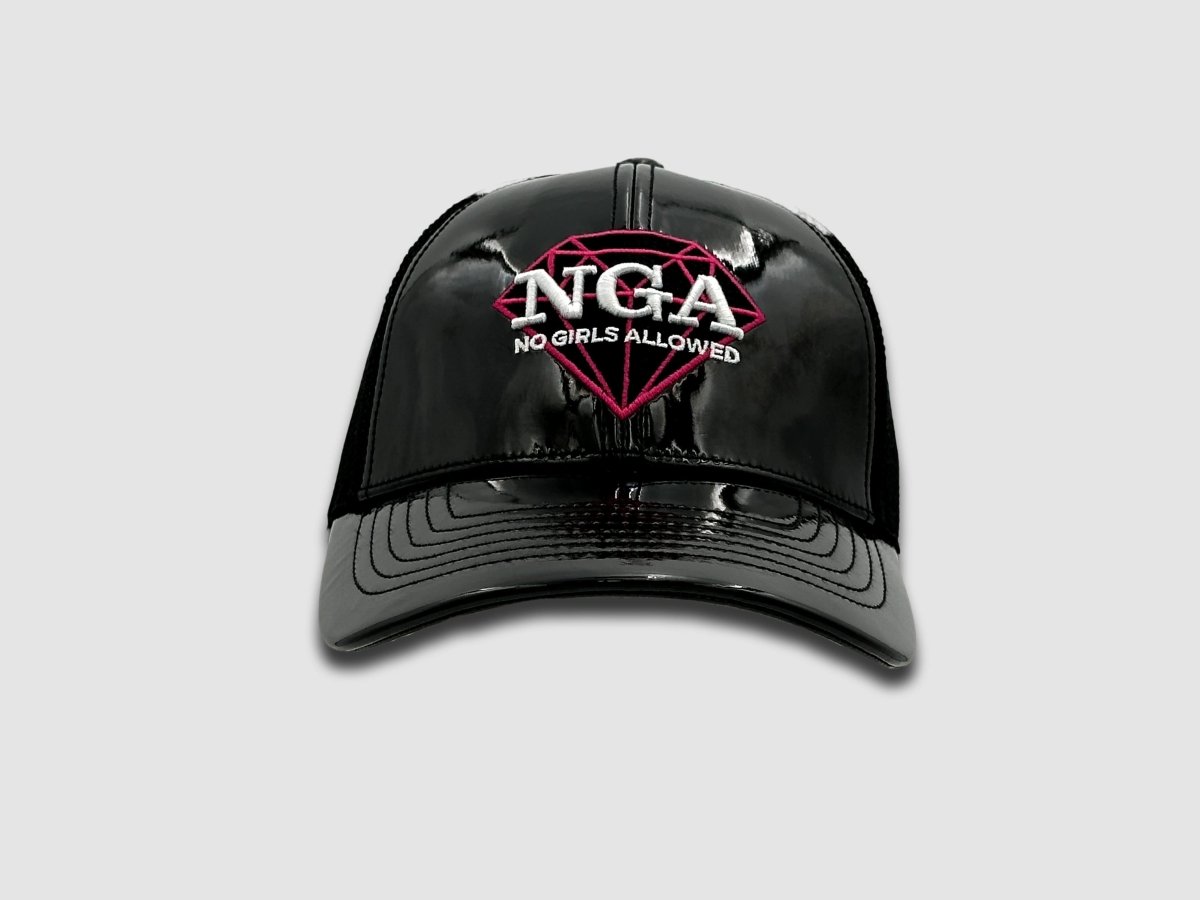 Shine Bright Hat - Black Patent