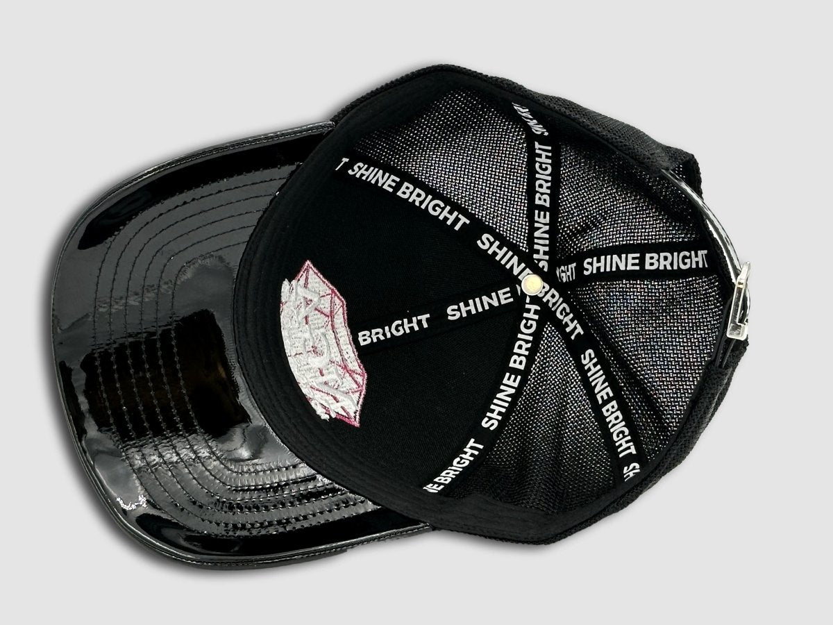 Shine Bright Hat - Black Patent