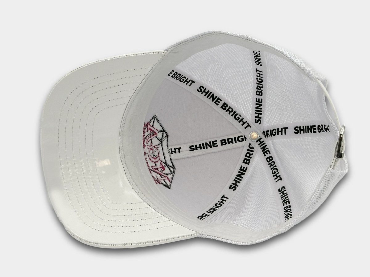 Shine Bright Hat - White Patent