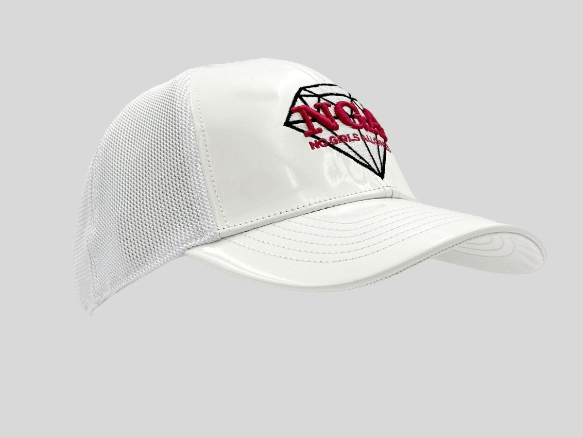 Shine Bright Hat - White Patent